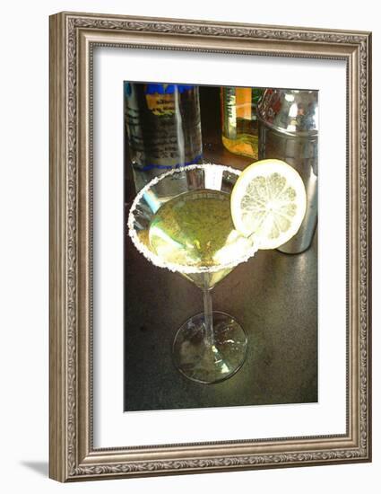 Lemon Drop Cocktail-Steve Ash-Framed Giclee Print