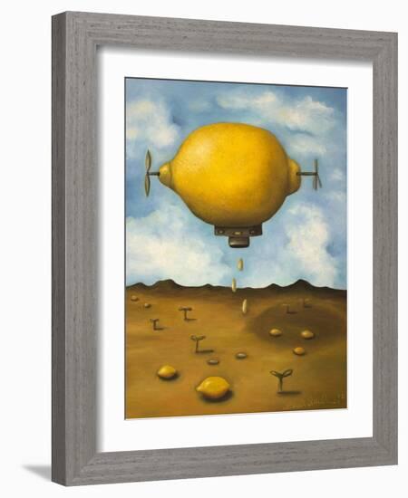 Lemon Drops-Leah Saulnier-Framed Giclee Print