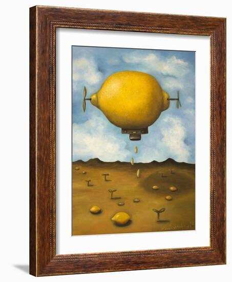 Lemon Drops-Leah Saulnier-Framed Giclee Print