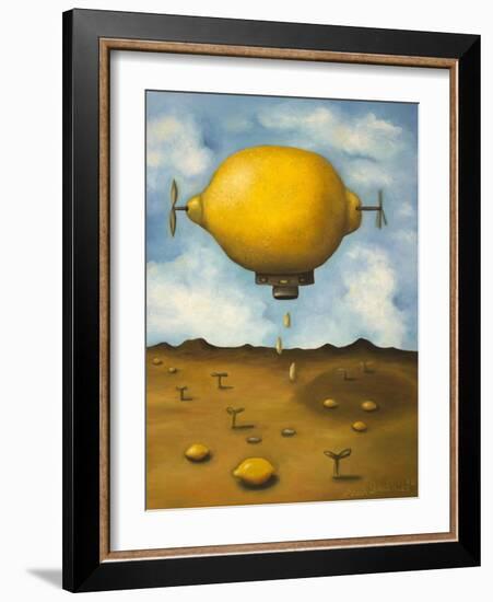 Lemon Drops-Leah Saulnier-Framed Giclee Print