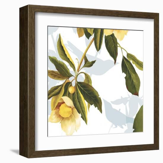 Lemon Floral-Andrew Michaels-Framed Art Print