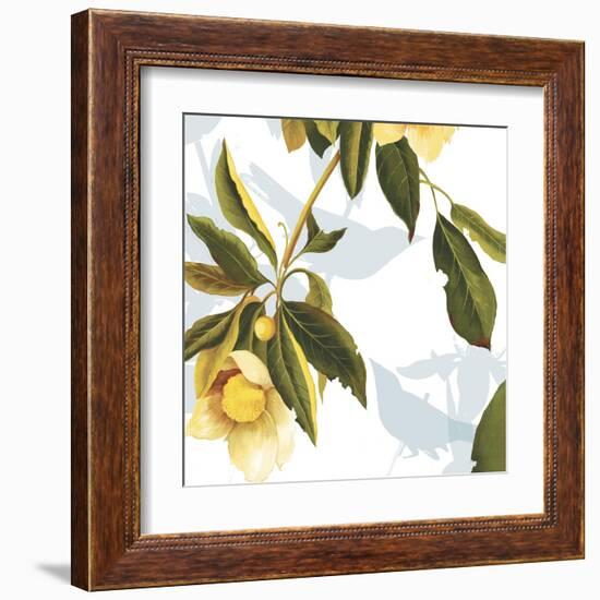 Lemon Floral-Andrew Michaels-Framed Art Print