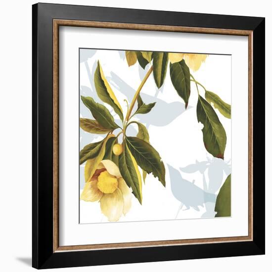 Lemon Floral-Andrew Michaels-Framed Art Print