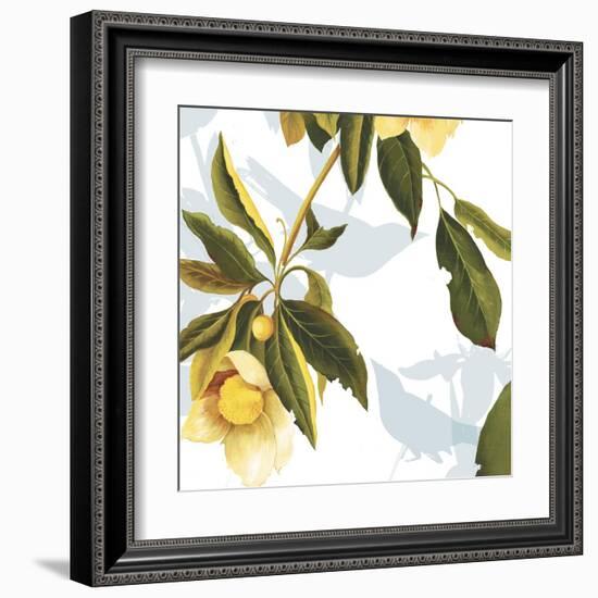 Lemon Floral-Andrew Michaels-Framed Art Print