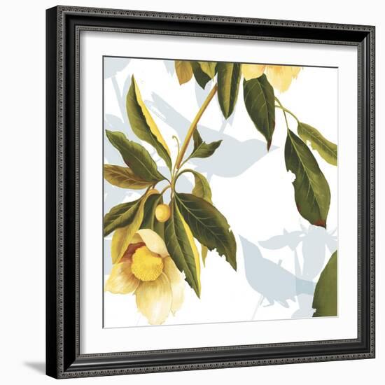 Lemon Floral-Andrew Michaels-Framed Art Print