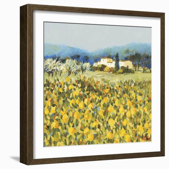 Lemon Grove, Tuscany-Hazel Barker-Framed Giclee Print