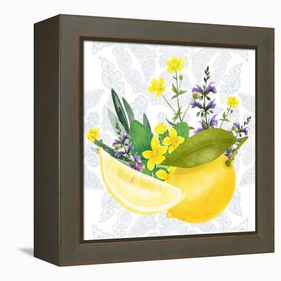 Lemon Lemon 2-Kimberly Allen-Framed Stretched Canvas