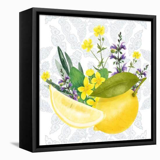 Lemon Lemon 2-Kimberly Allen-Framed Stretched Canvas