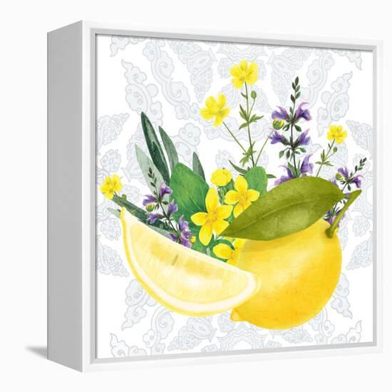 Lemon Lemon 2-Kimberly Allen-Framed Stretched Canvas