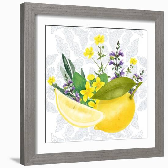 Lemon Lemon 2-Kimberly Allen-Framed Art Print