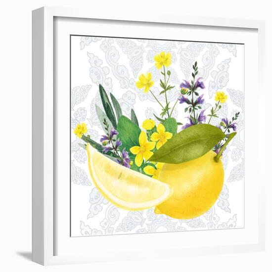 Lemon Lemon 2-Kimberly Allen-Framed Art Print