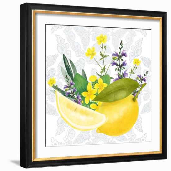 Lemon Lemon 2-Kimberly Allen-Framed Art Print