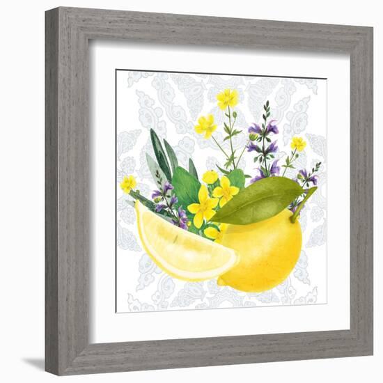 Lemon Lemon 2-Kimberly Allen-Framed Art Print