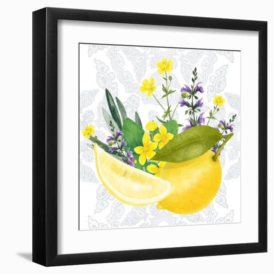 Lemon Lemon 2-Kimberly Allen-Framed Art Print