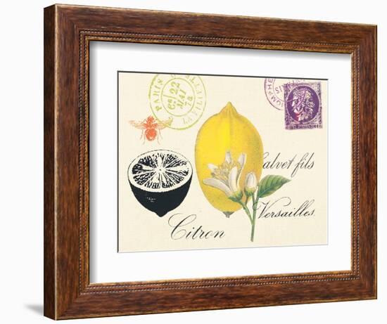 Lemon Letter-Z Studio-Framed Art Print