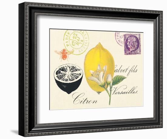 Lemon Letter-Z Studio-Framed Art Print