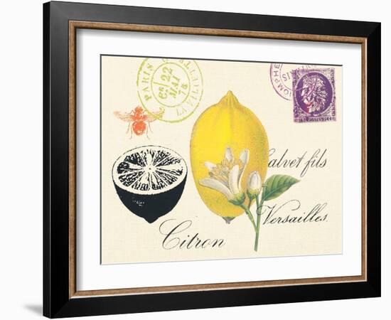 Lemon Letter-Z Studio-Framed Art Print