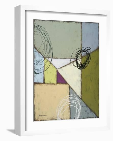 Lemon Lime Play I-Michael Marcon-Framed Art Print