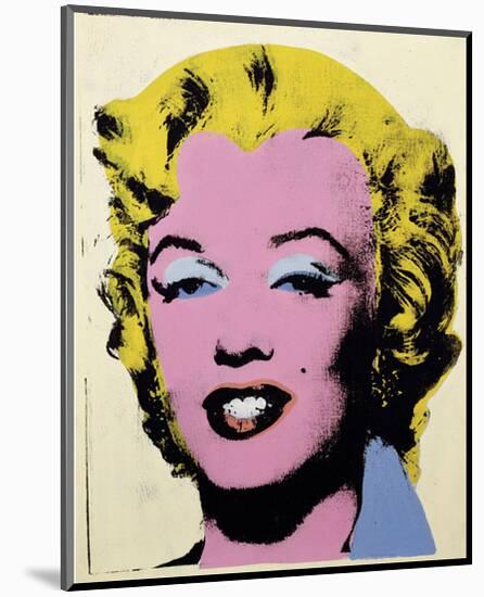 Lemon Marilyn, 1962-Andy Warhol-Mounted Art Print