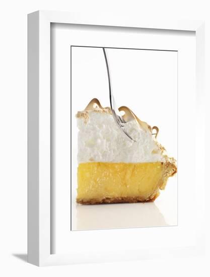 Lemon Meringue Pie with a Fork-Clinton Hussey-Framed Photographic Print