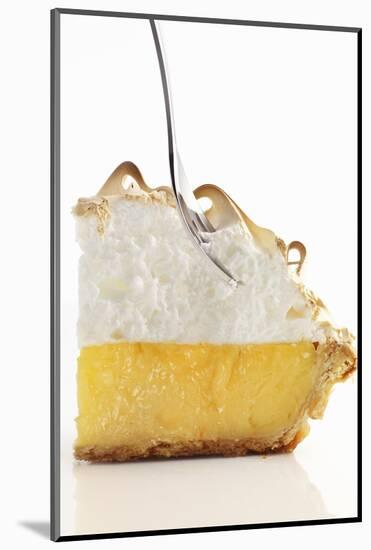 Lemon Meringue Pie with a Fork-Clinton Hussey-Mounted Photographic Print