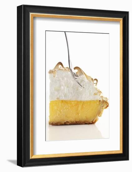 Lemon Meringue Pie with a Fork-Clinton Hussey-Framed Photographic Print