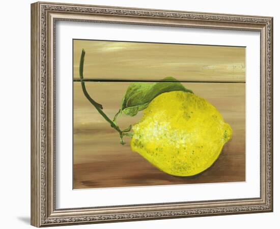 Lemon on a box-Gigi Begin-Framed Giclee Print