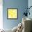 Lemon Pattern-TashaNatasha-Framed Art Print displayed on a wall