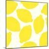 Lemon Pattern-TashaNatasha-Mounted Art Print