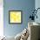 Lemon Pattern-TashaNatasha-Framed Art Print displayed on a wall