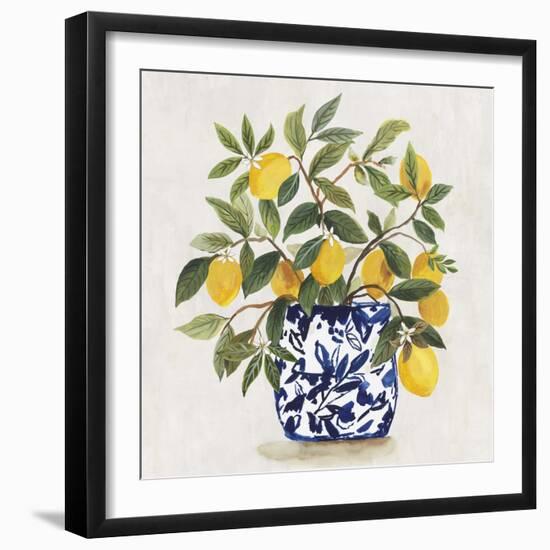 Lemon Plant I-Asia Jensen-Framed Art Print