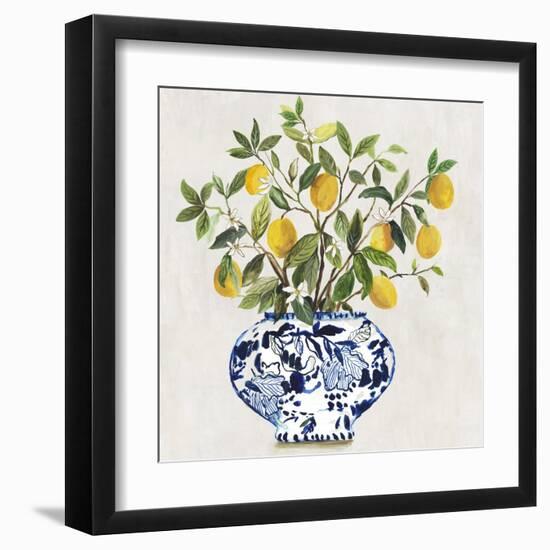 Lemon Plant II-Asia Jensen-Framed Art Print