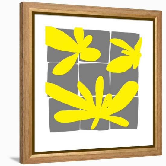 Lemon Pop Four-Jan Weiss-Framed Stretched Canvas