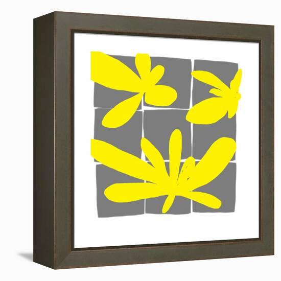 Lemon Pop Four-Jan Weiss-Framed Stretched Canvas