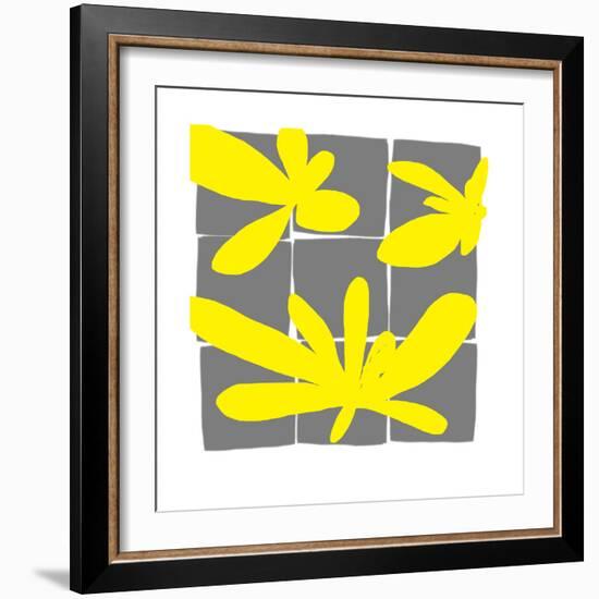 Lemon Pop Four-Jan Weiss-Framed Art Print