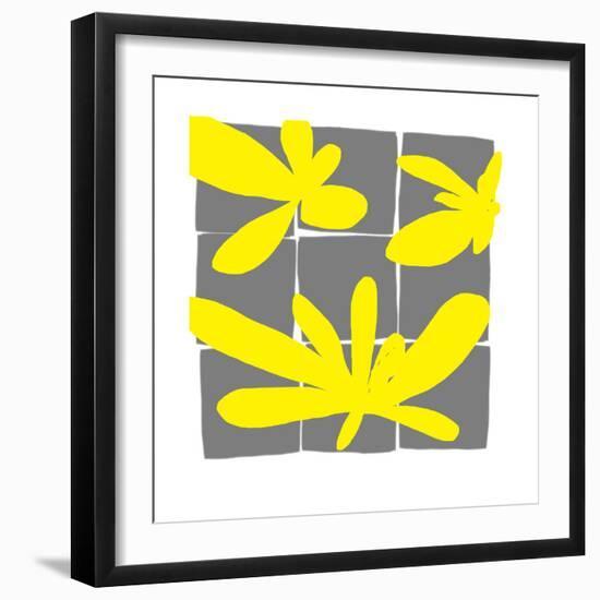 Lemon Pop Four-Jan Weiss-Framed Art Print