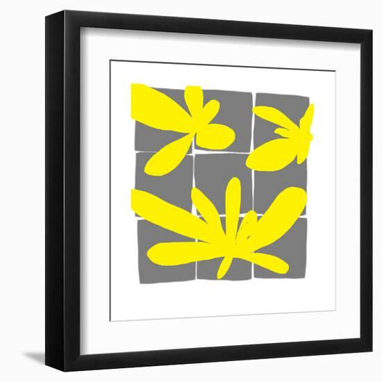 Lemon Pop Four-Jan Weiss-Framed Art Print