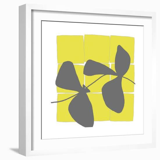 Lemon Pop One-Jan Weiss-Framed Art Print