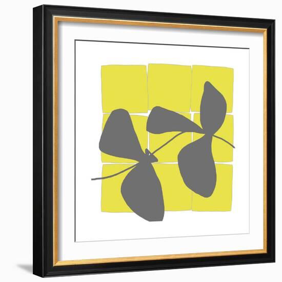 Lemon Pop One-Jan Weiss-Framed Art Print