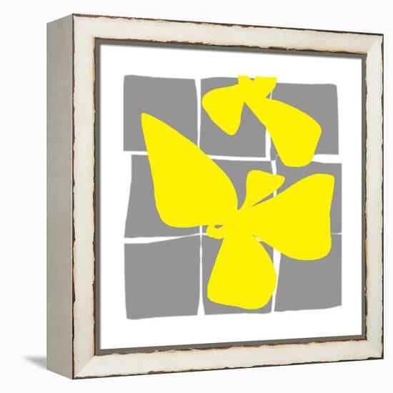 Lemon Pop Three-Jan Weiss-Framed Stretched Canvas