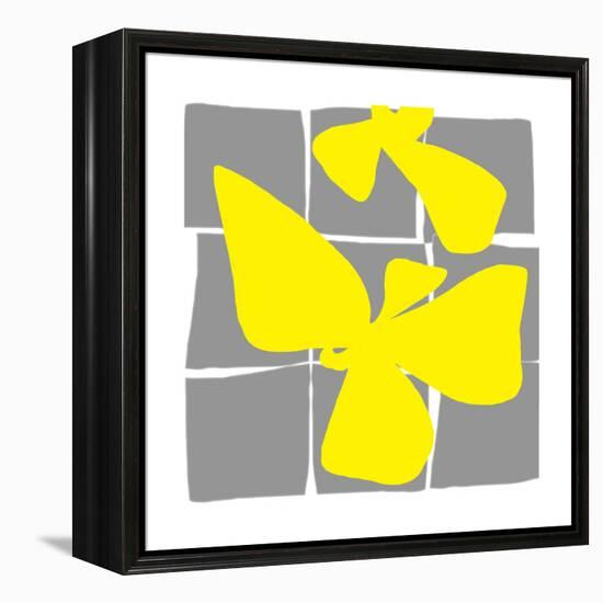 Lemon Pop Three-Jan Weiss-Framed Stretched Canvas