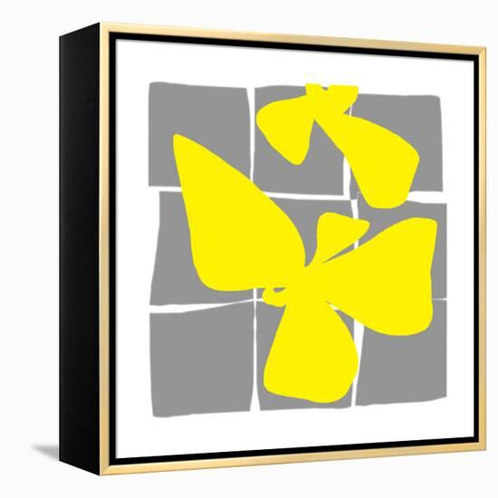 Lemon Pop Three-Jan Weiss-Framed Stretched Canvas