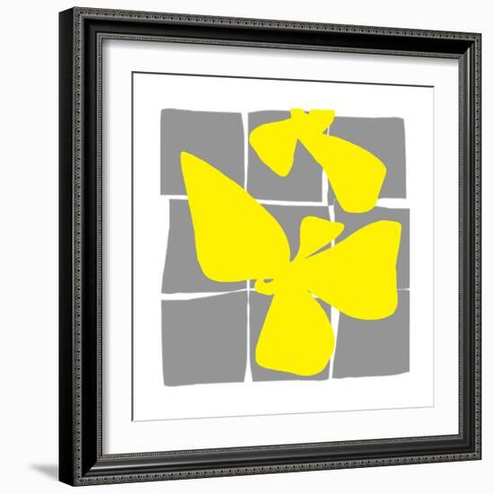 Lemon Pop Three-Jan Weiss-Framed Premium Giclee Print