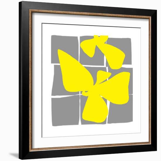 Lemon Pop Three-Jan Weiss-Framed Art Print