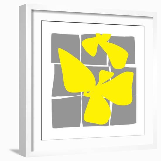 Lemon Pop Three-Jan Weiss-Framed Art Print