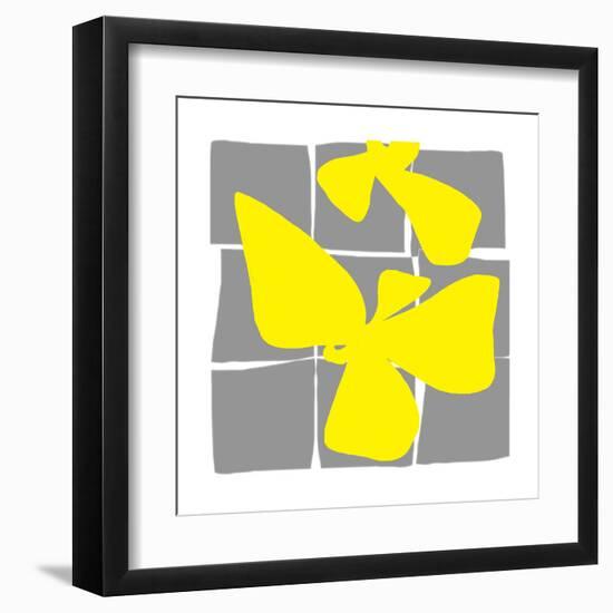 Lemon Pop Three-Jan Weiss-Framed Art Print