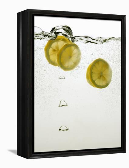Lemon Slices in Water-Paul Blundell-Framed Premier Image Canvas