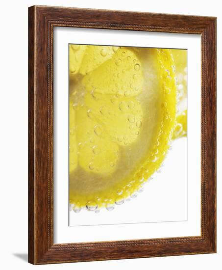 Lemon Slices in Water-Victoria Firmston-Framed Photographic Print