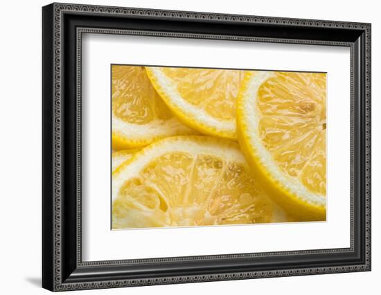 Lemon Slices Number 3-Steve Gadomski-Framed Photographic Print