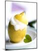 Lemon Sorbet in a Hollowed-out Lemon-Alena Hrbkova-Mounted Photographic Print